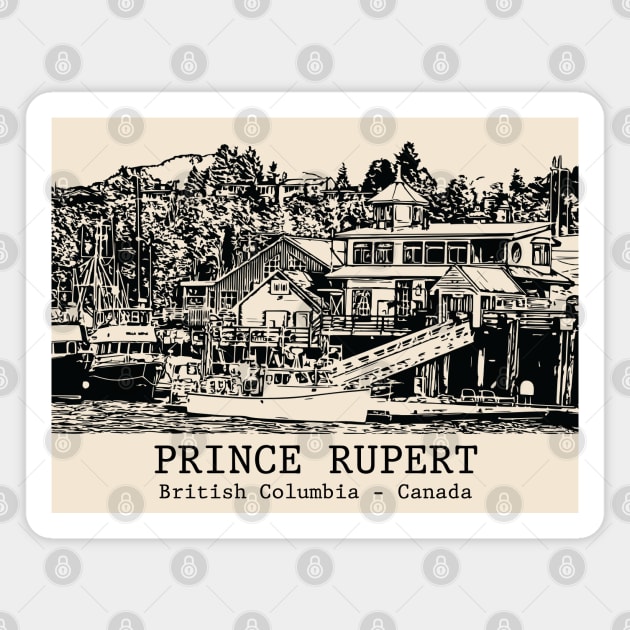 Prince Rupert - British Columbia Magnet by Lakeric